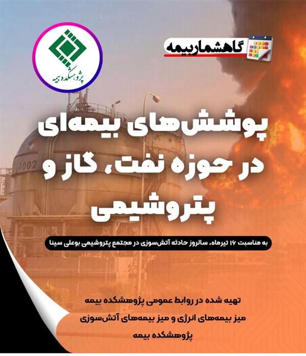 پوشش‌های بیمه‌ای در حوزه نفت، گاز و پتروشیمی