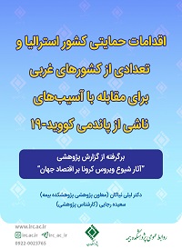 اقدامات برخی کشورهای غربی برای مقابله با زیان های ناشی از پاندمی کرونا